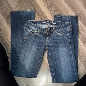 American Eagle Outfitters (juniors) Dark Blue Straight Leg Jeans